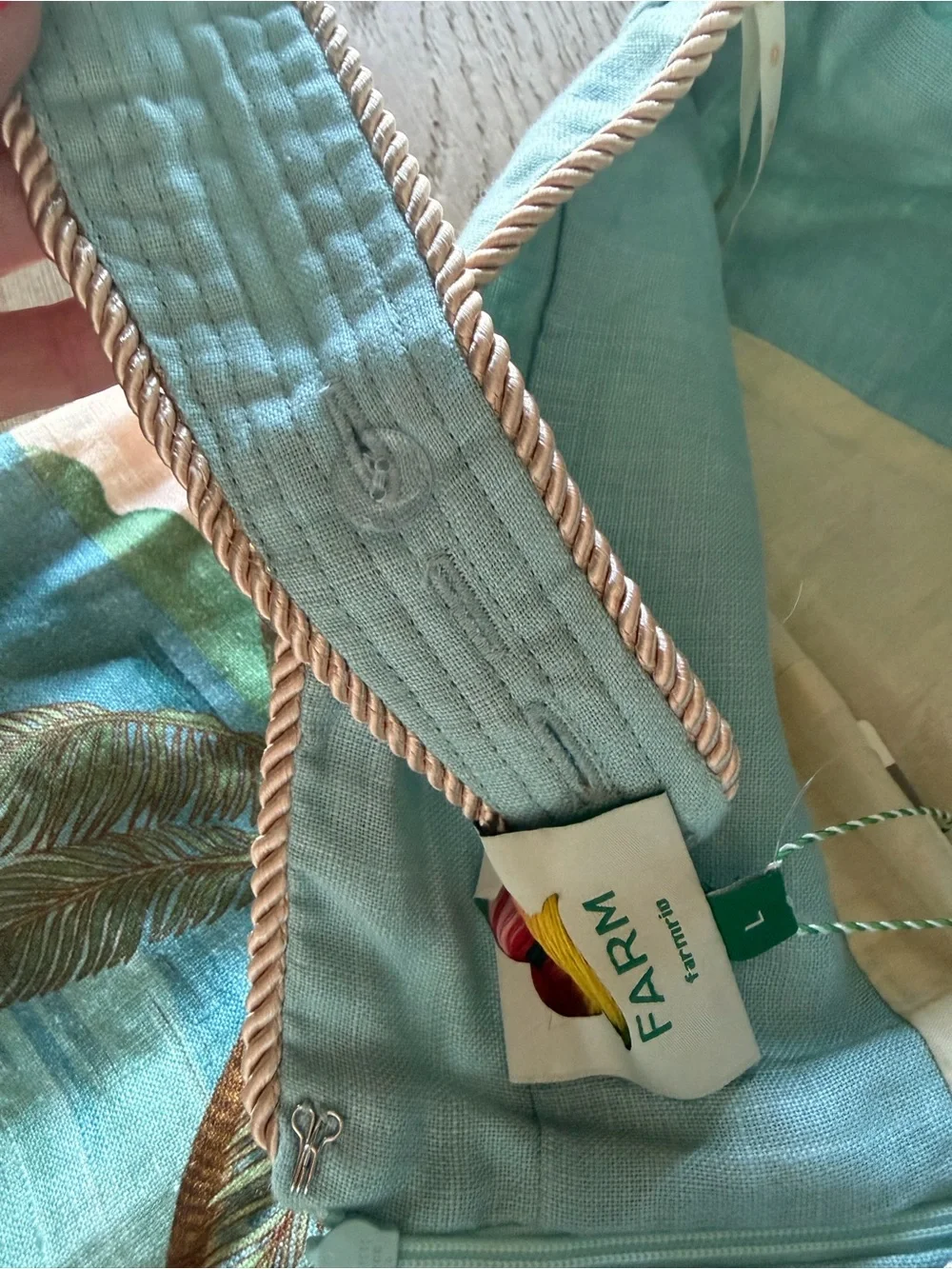 Farm Rio, NWT- Multicolored Royal Sea Maxi Dress - Picture 9 of 11